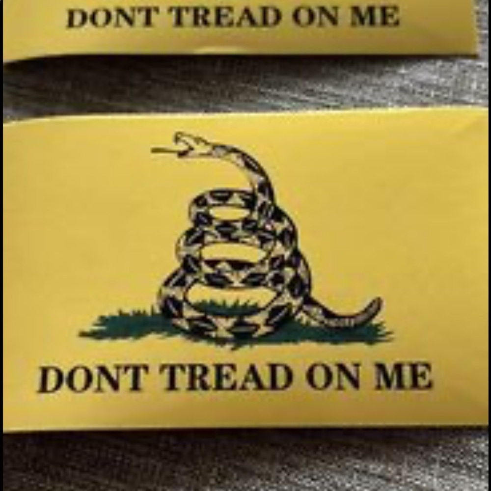 3/$10 NEW set 2 stickers don’t tread on me - Picture 2 of 4